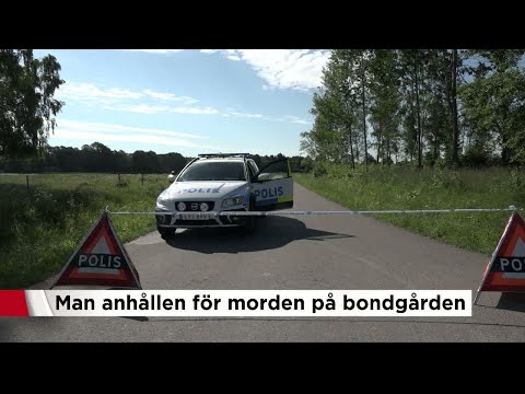 Man anhållen för dubbelmordet i Mantorp - Nyheterna (TV4)