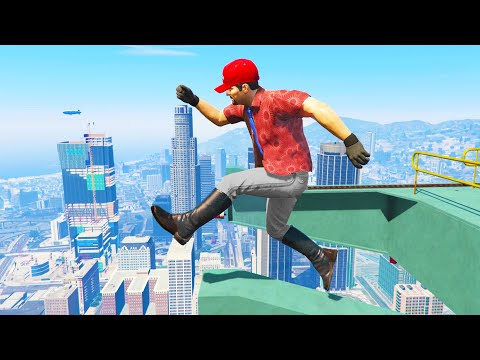GTA 5 Funny/Crazy Jump Compilation #6 (GTA V Fails Funny Moments)