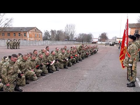 В Гомеле прощались с военнослужащими, которые увольнялись в запас видео