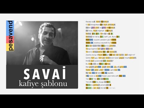 Savai - Sonu Yok - Farazi & Kodes Kahra - Sözler & Kafiye Şablonu