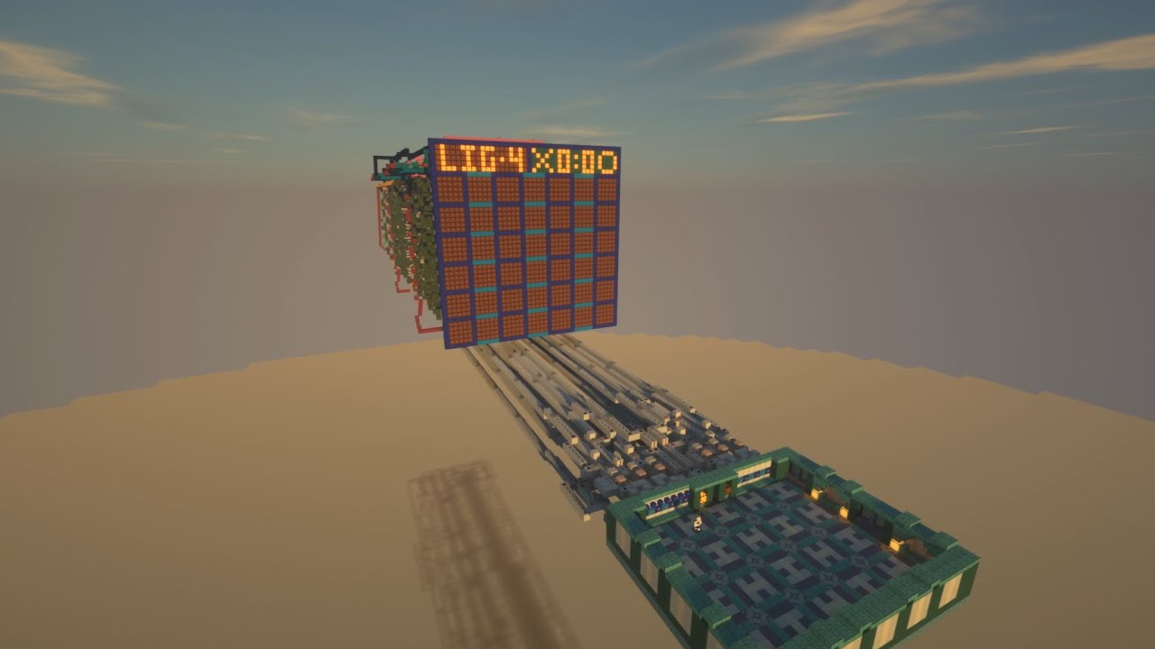 LIG4 (Connect Four) PROGRAMADO COM REDSTONE! Minecraft - Redstone Computacional