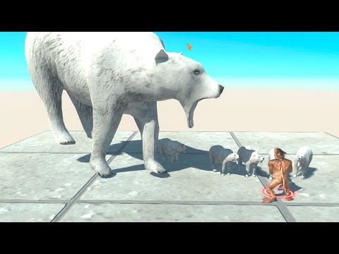 GIANT POLAR BEAR vs EVERY UNIT   Animal Revolt Battle Simulator