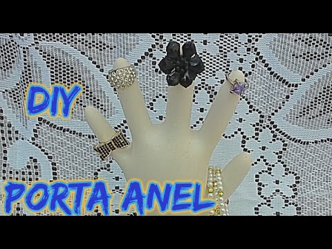 Como fazer Porta anel de Gesso | Faça Você mesma - By Dallyan Daise