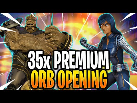 *NEW* 35x PREMIUM ORB OPENING! - MARVEL Strike Force - MSF