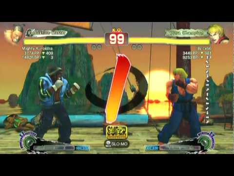 SSF4 AE: Mighty Kurokiba(Dee Jay) vs lilsicx66(Ken) - HD 720p