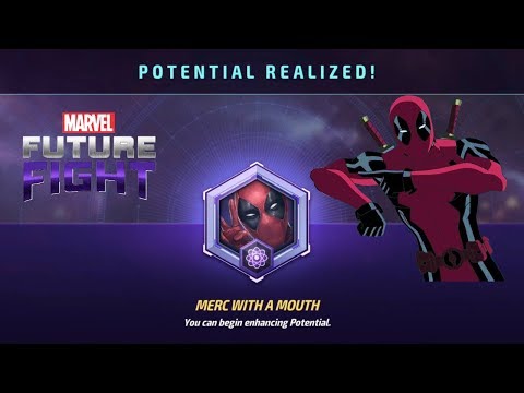 Marvel Future Fight Part 139 - Deadpool Potential Advancement 100%!!!