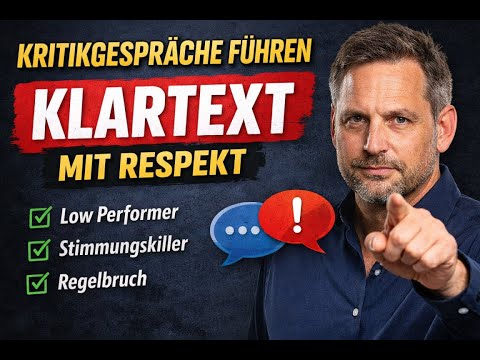 Modul 5: Kritikgespräch richtig führen: Fakt – Folge – Vereinbarung (Praxisbeispiele)