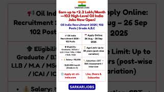 Download lagu Oil India Recruitment 2025 | 102 Posts | Grade A,B,C mp3 Download lagu Oil India Recruitment 2025 | 102 Posts | Grade A,B,C mp3
