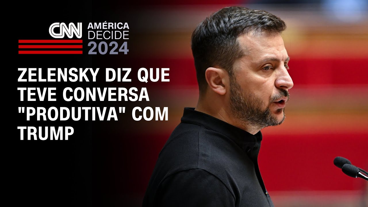 Zelensky diz que teve conversa “produtiva” com Trump | CNN 360º