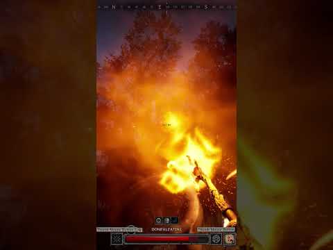 Fireball caught him running away 😲 #DarkAndDarker #Shorts