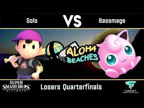 Solo (Ness) vs Bassmage (Jigglypuff) - Aloha Beaches - Losers Quarters