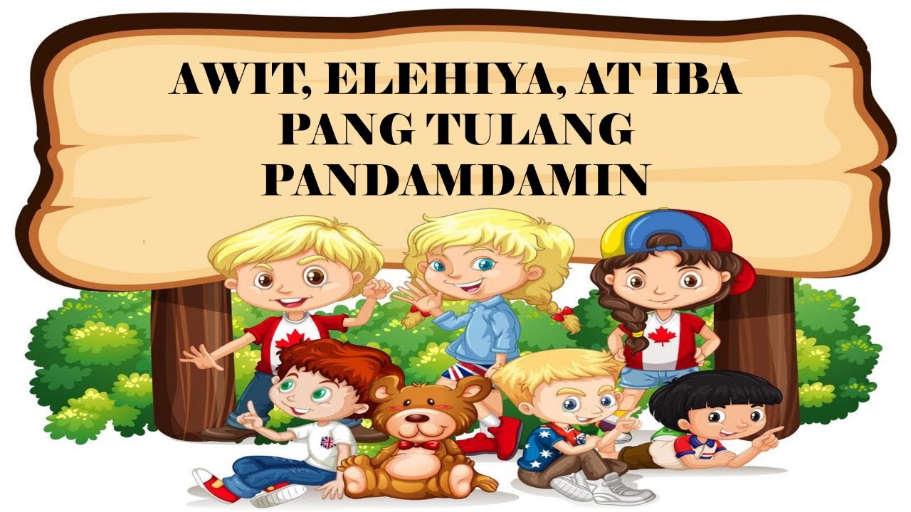 URI NG TULANG PANDAMDAMIN O LIRIKO (Awit, Elehiya, Oda, Dalit, Soneto, at Pastoral)