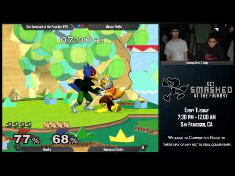 Get Smashed at the Foundry #56 - Winner Ro64: Rocky (Falco) vs TheGrimeReaper (Fox)