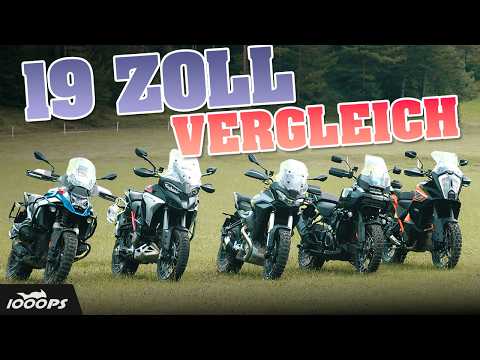 19" Giganten - 5 Oberklasse Reiseenduros im Offroad Test und Vergleich 2024