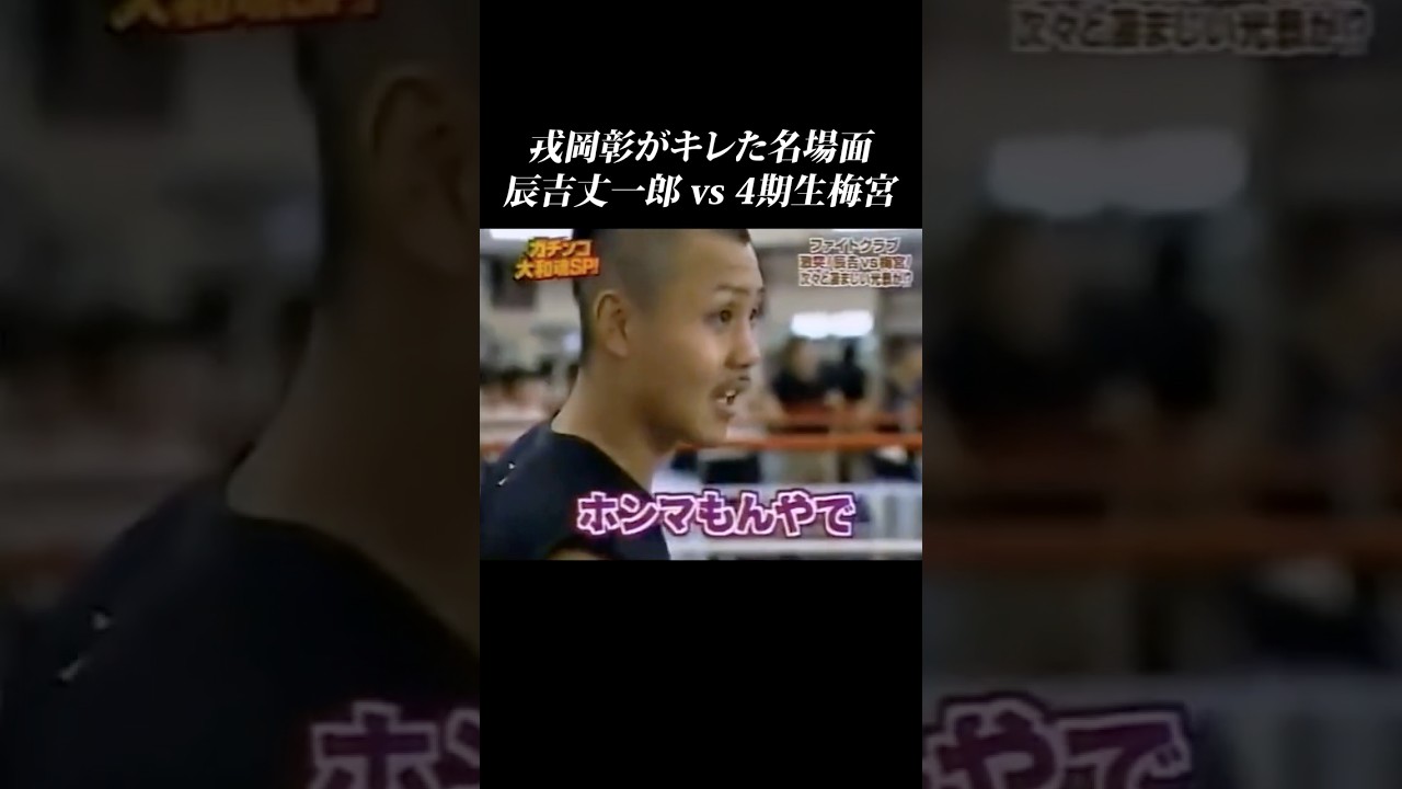 【辰吉vs梅宮】ホンマもんやで？戎岡彰が怖すぎる #shorts #ガチンコ #辰吉丈一郎 #戎岡彰 #大阪帝拳 #竹原慎二