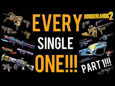 Literally EVERY Legendary Gun In Borderlands 2 Explained (Part 1)