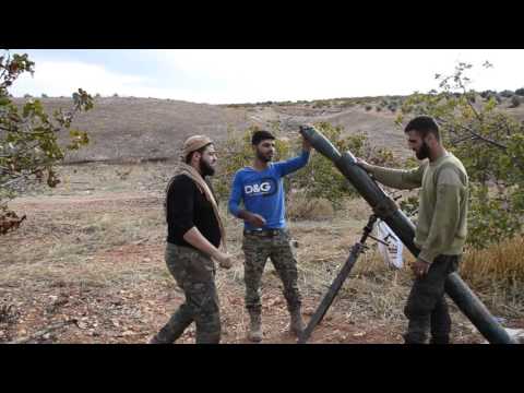 استهداف حاجز المداحن في منطقة معركبة في ريف حماة بواسطة قذائف الهاون من قبل جبهة أنصار الإسلام