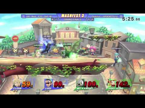 Mashfest 3 Doubles  GRAND FINALS - UR | Ned + E2C | SbF [W] vs Demitus + JJROCKETS [L]