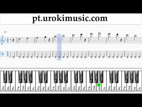 Aulas de Piano (mão direita) Carlos Vives, Sebastian Yatra - Robarte un Beso Curso Aprender Parte#1