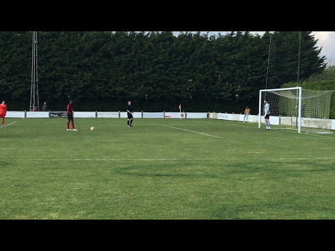 Diss Town 0 vs 2 Coggeshall Town - 29/04/17 - Nwachuku Penalty