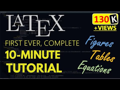 Latex tutorial for beginners | Learn Complete Latex in 10 minutes