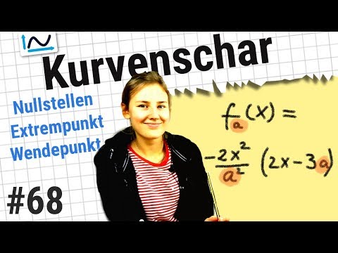 Kurvenschar (2) – Nullstellen, Extremstellen, Wendestellen  –  mit Nanne #68