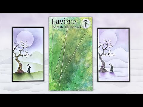 Hill Mask Techniques by Jo Rice - A Lavinia Stamps Tutorial