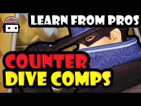 Overwatch - Counter Dive Comps: Rogue Vs. Lunatic-Hai Analysis (TviQ, EscA, Ryujehong)