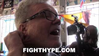 FREDDIE ROACH REVEALS ONLY TIME HE SAW PACQUIAO ANGRY; DOESN'T WANT PACQUIAO AT 135