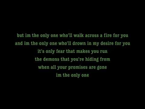 I'm The Only One - Melissa Etheridge Lyrics [on screen]