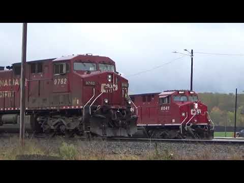 CP 475 and 473 working south end Nahant yard plus 674 SB October 21, 2019