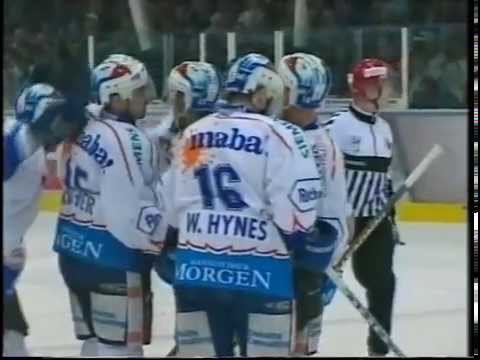 DEL 00-01 SF3 Mannheim - Hannover 6-1 - alle Tore