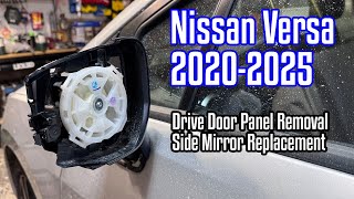 🚗🔧 Nissan Versa Side Mirror Replacement (2020–2025) | Door Panel Removal DIY
