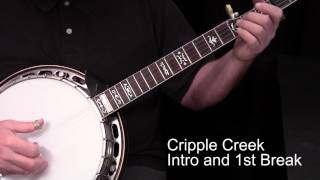 Cripple Creek from Foggy Mountain Banjo - Tom Adams banjo lesson