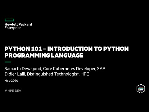 Python 101 - Introduction to Python programming language