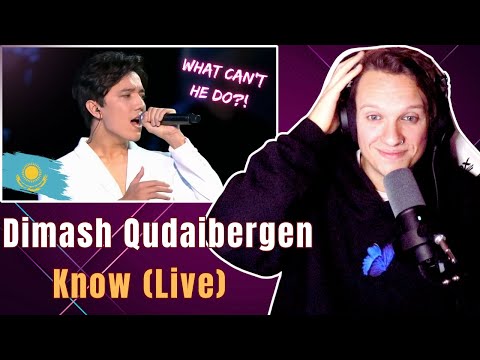 His VOICE is an INSTRUMENT?! | Dimash Qudaibergen – "Know" (Live) First Time REACTION