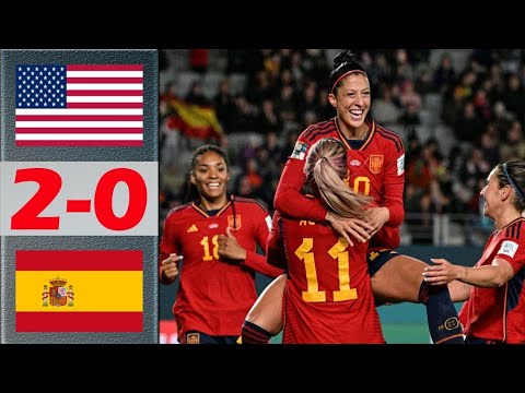 Spain vs USA Extended Highlights & All Goals | Women's Football 2023