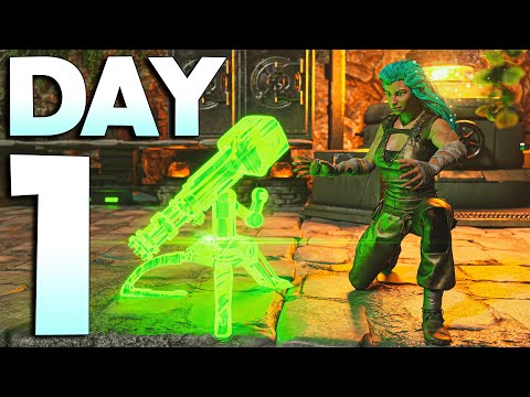 Claiming A Broken Modded Jungle Cave on DAY 1! - ARK: Survival Evolved