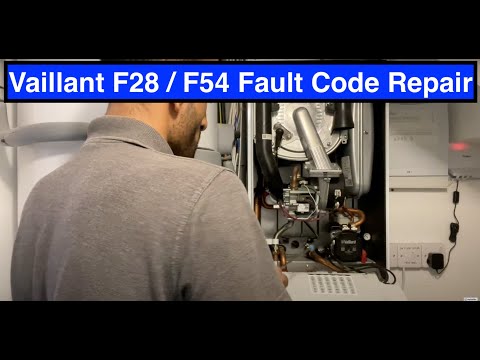 Vaillant F28 F54 fault code repair