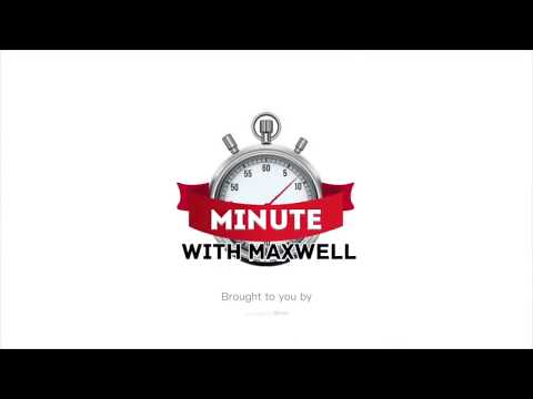 Communication - A Minute With John Maxwell, Free Coaching Video (ESP)
