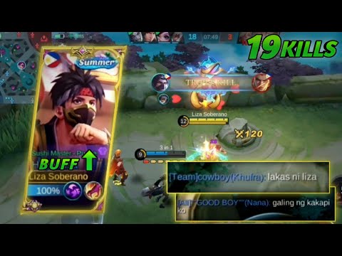 19 KILLS!! HAYABUSA DOMINATING SOLO RANK!! | TOP GLOBAL HAYABUSA BEST BUILD - MLBB