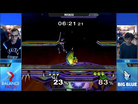 Patchless SSBM - JLo (Marth) vs. Victor (Peach) - Melee Pools