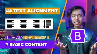 Tutorial Text Alignment - Perataan Text Bootstrap 5 || Utilities Bootstrap 5