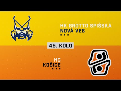 45.kolo HK GROTTO Spišská Nová Ves - HC Košice HIGHLIGHTS