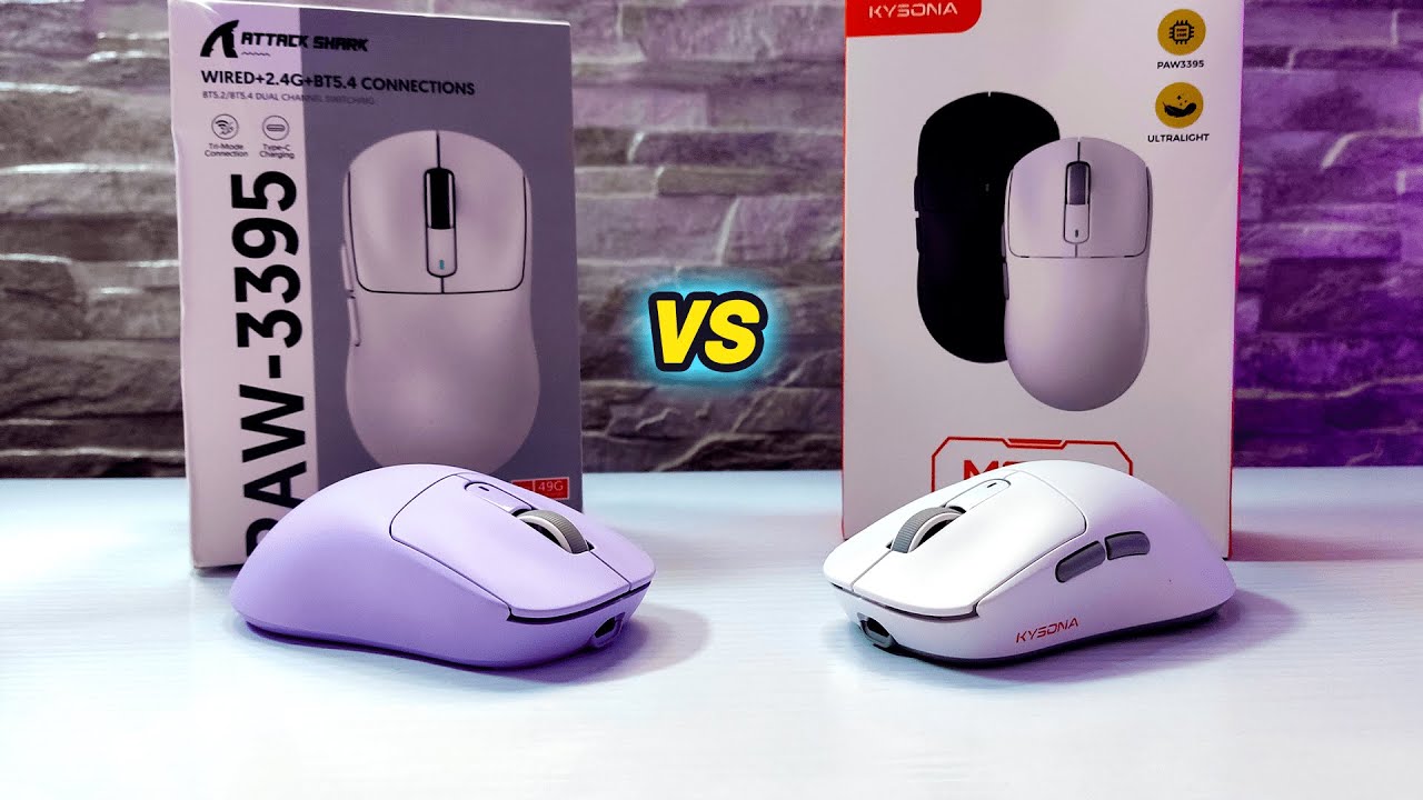 Attack Shark X3 vs Kysona M600: Qual Mouse vale mais a pena? 🤔 [Comparativo] 🖱