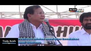 preview picture of video 'Prabowo minta maaf kepada rakyat Aceh'