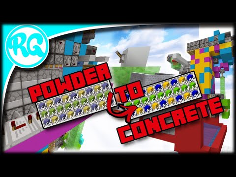 RaysWorks AFK Concrete Coverter (Block by Block!) 1.11-1.16+ Java Video