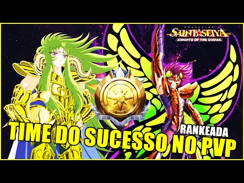 SHION+MYU DE PAPILLON DUAS ARMA MORTAL NO MESMO TIME TUDO SAINT SEIYA AWAKENING