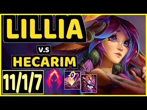 MARKOON (LILLIA) vs HECARIM - 11/1/7 KDA JUNGLE CHALLENGER GAMEPLAY - EUW