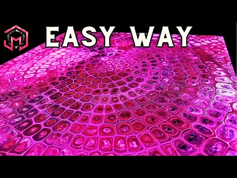 EASIEST NO MIXING CHAMELEON CELLS!! Chameleon Pour Acrylic Pouring and Fluid Art for Therapy at Home